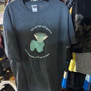 Dog is Good t shirt L it’s all fun & games